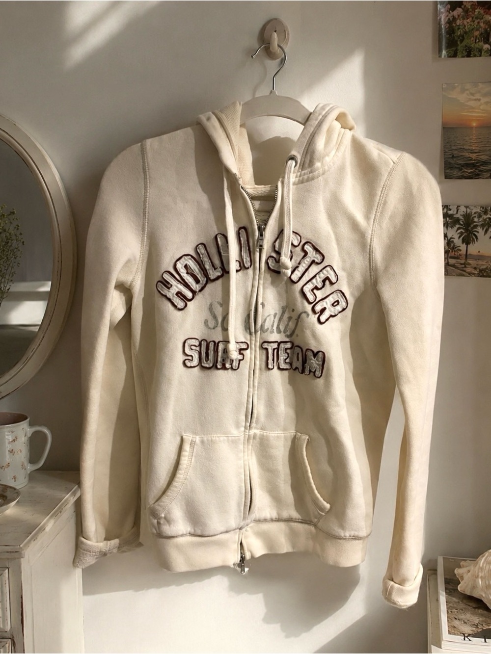 vintage hollister zip up